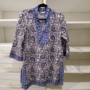 Tory Burch voile cotton tunic
